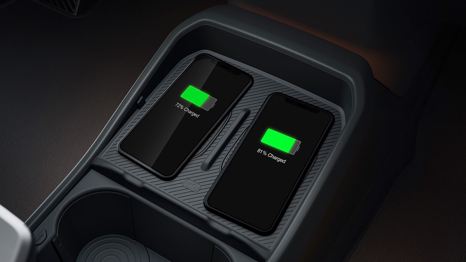 Doppelte Power: Kabelloses Laden für zwei Geräte.