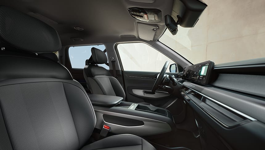 Entdecken Sie das Interieur des EV9 Air